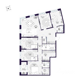 Продается 5-комн. квартира, 167,3 м²