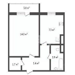 Продается 1-комн. квартира, 32,4 м²