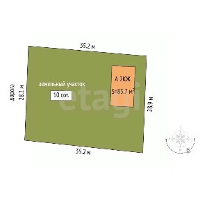 Продается 2-этажный дом, 85,7 м²