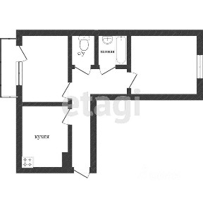 Продается 2-комн. квартира, 43,9 м²
