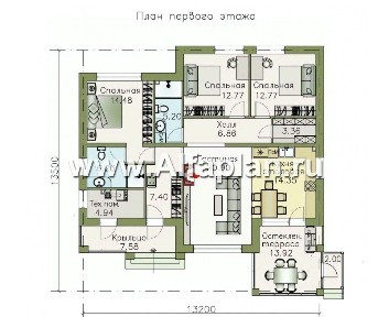 Продается 1-этажный дом, 129,1 м²