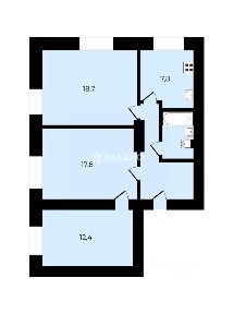 Продается 3-комн. квартира, 69,5 м²