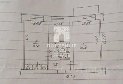 Продается 2-комн. квартира, 44 м²
