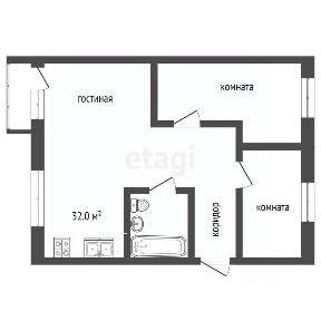 Продается 3-комн. квартира, 92 м²