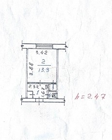 Продается студия, 18,4 м²