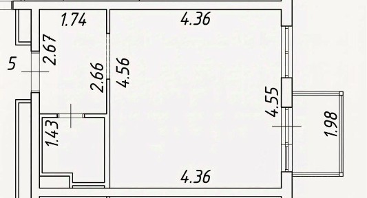 Продается студия, 27,1 м²