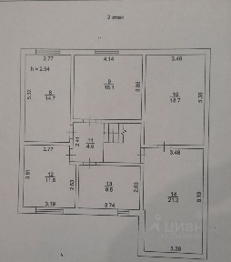 Продается 2-этажный коттедж, 198,8 м²