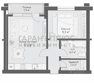Продается 1-комн. квартира, 39,4 м²