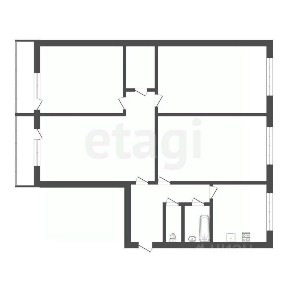 Продается 4-комн. квартира, 78 м²