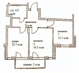 Продается 2-комн. квартира, 56,2 м²