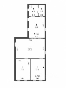 Продается 1-этажный дом, 71,5 м²