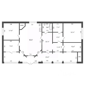 Продается 1-этажный дом, 167 м²
