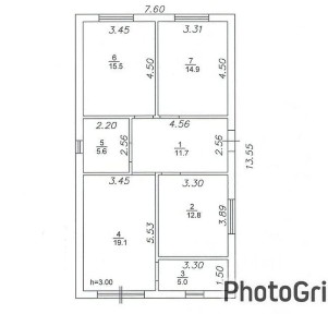 Продается 1-этажный дом, 85 м²