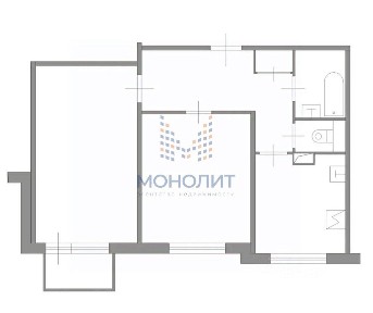 Продается 2-комн. квартира, 53 м²