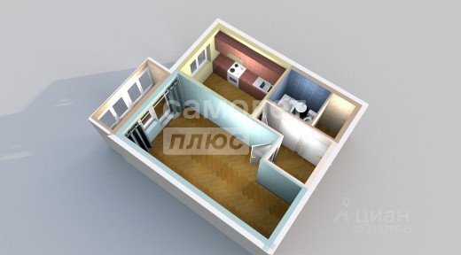 Продается 1-комн. квартира, 37,9 м²