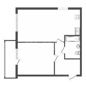 Продается 2-комн. квартира, 45,7 м²