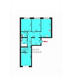 Продается 3-комн. квартира, 85 м²