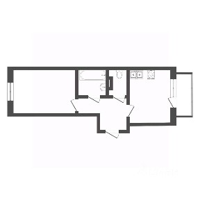 Продается 1-комн. квартира, 60,8 м²