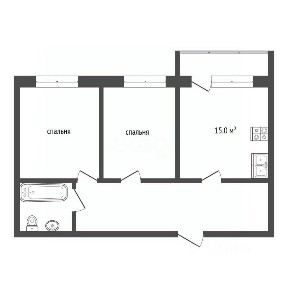 Продается 2-комн. квартира, 63,1 м²