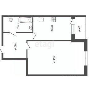 Продается 1-комн. квартира, 49,9 м²