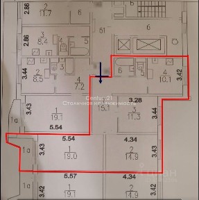 Продается 3-комн. квартира, 74,4 м²