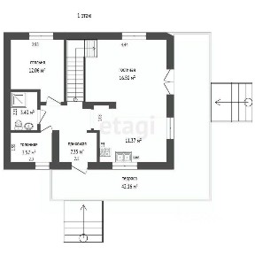 Продается 2-этажный дом, 130 м²