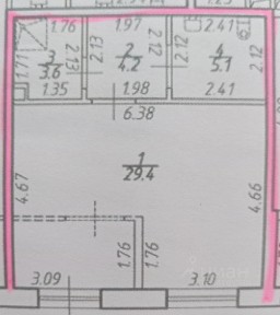 Сдается помещение свободного назначения, 42,3 м²