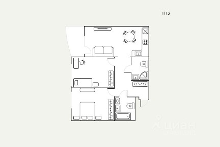 Сдаются 3-комн. апартаменты, 72 м²