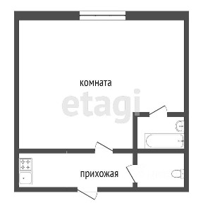 Сдается 1-комн. квартира, 18,9 м²