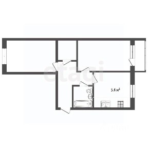 Продается 2-комн. квартира, 42,5 м²