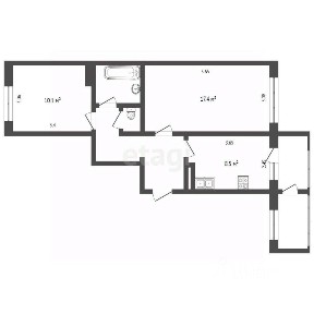 Продается 2-комн. квартира, 48,9 м²