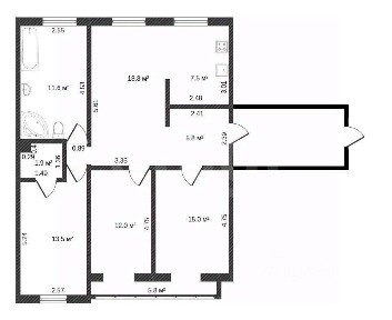 Продается 4-комн. квартира, 89,5 м²