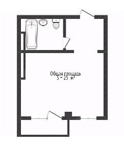 Продается студия, 23,5 м²