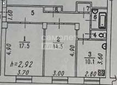 Продается 2-комн. квартира, 60,1 м²