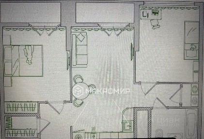 Продается 2-комн. квартира, 66 м²