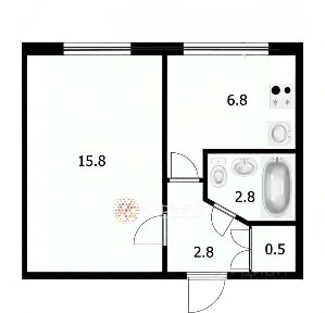 Продается 1-комн. квартира, 28,7 м²
