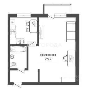 Продается 1-комн. квартира, 29,6 м²