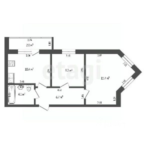Сдается 2-комн. квартира, 45,8 м²