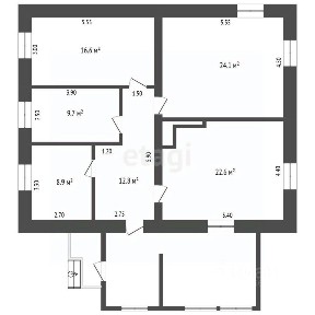 Продается 1-этажный дом, 94,7 м²