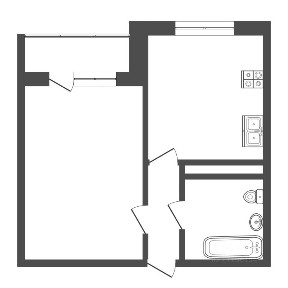 Сдается 1-комн. квартира, 39,5 м²