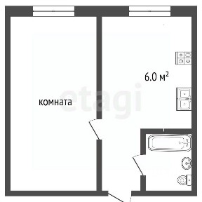 Продается 1-комн. квартира, 23,7 м²