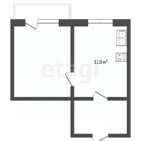 Продается 1-комн. квартира, 27,6 м²