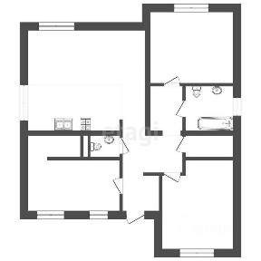 Продается 1-этажный дом, 128,1 м²