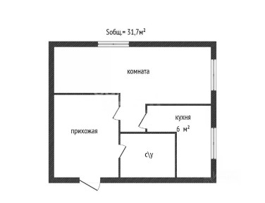 Продается 1-комн. квартира, 31,7 м²