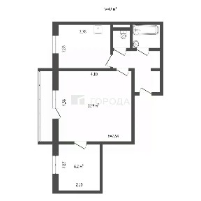Сдается 2-комн. квартира, 41 м²