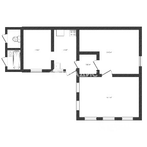 Продается 1-этажный дом, 46,8 м²