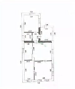 Продается 1-этажный дом, 74,7 м²