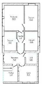 Продается 1-этажный дом, 85,7 м²