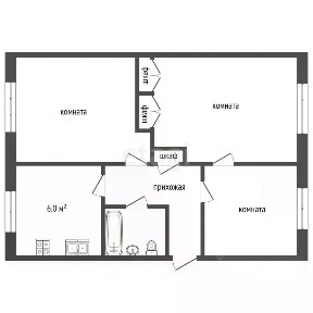 Продается 3-комн. квартира, 64,2 м²