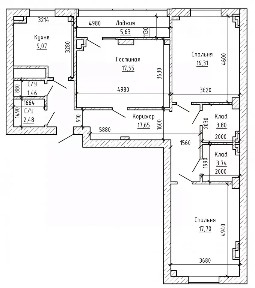 Продается 3-комн. квартира, 92,5 м²